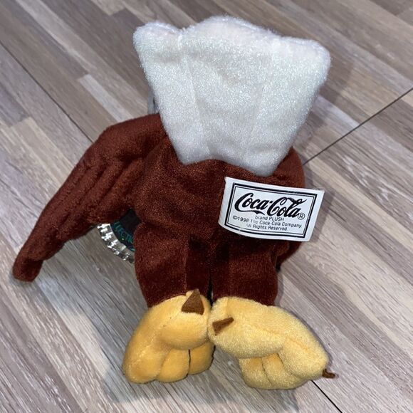 Coca Cola Coke Plush Reegle the Eagle 1998 International Collection USA 5.5" euc - Picture 4 of 7